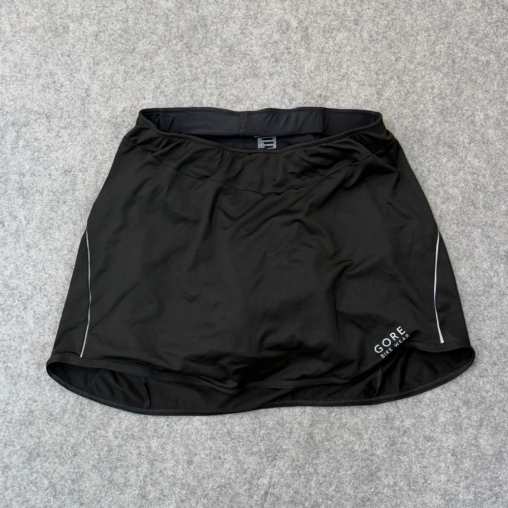Gore Bike Wear Black Padded Biking Cycling Skirt Skort Women's Size Small